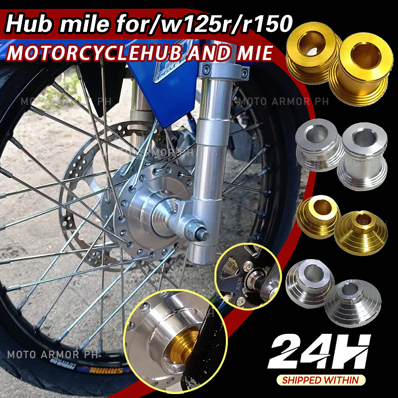 Alloy Hub & Spacers for Honda Click 125i 150i / PCX160 / Yamaha R15 ...