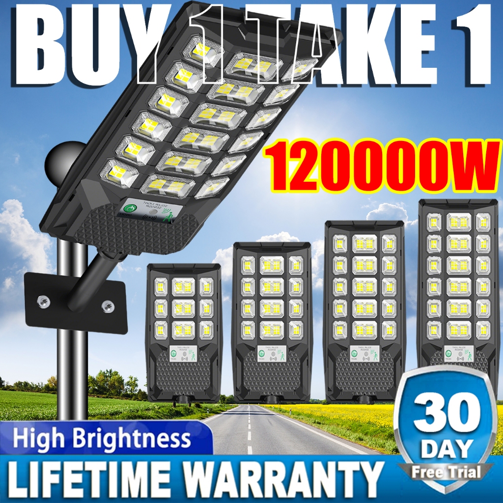 BUY 1 TAKE 1 Solar Light Outdoor Waterproof 150000W Solar Street Light ...