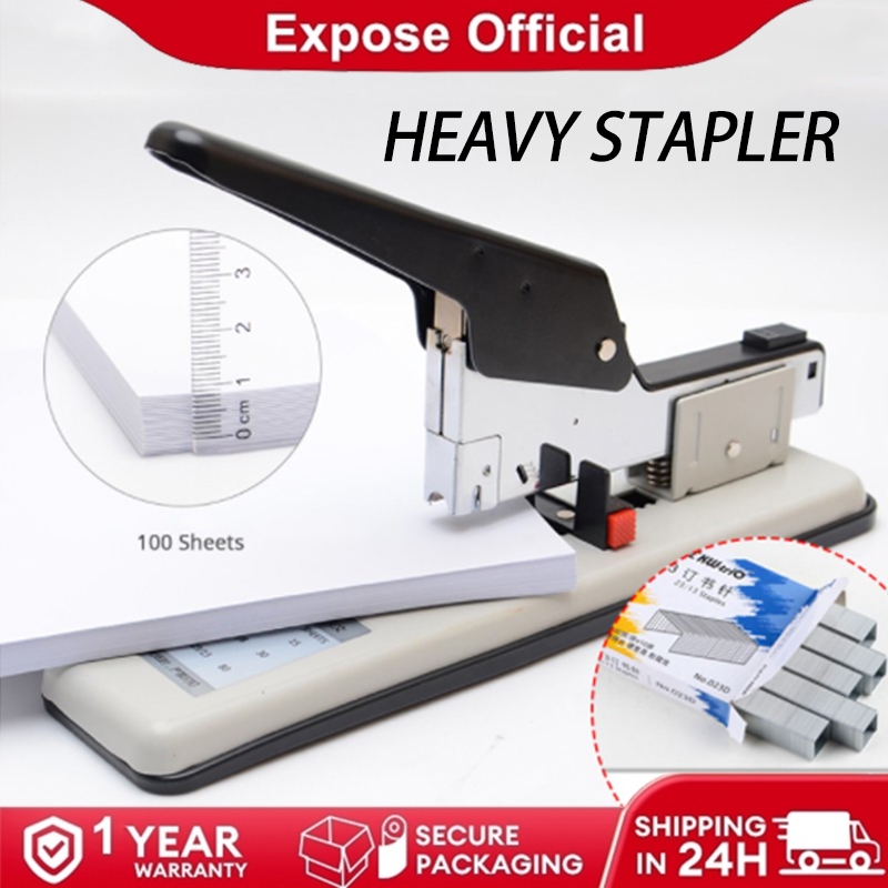 Expose Heavy Duty Stapler Bookbinding Stapling 120 Sheet Capacity ...