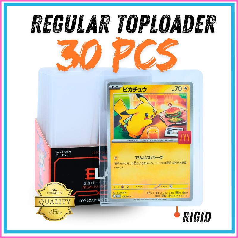 [ELA] 30PCS Regular Toploader 3x4 Rigid Card Protector for K-Pop ...