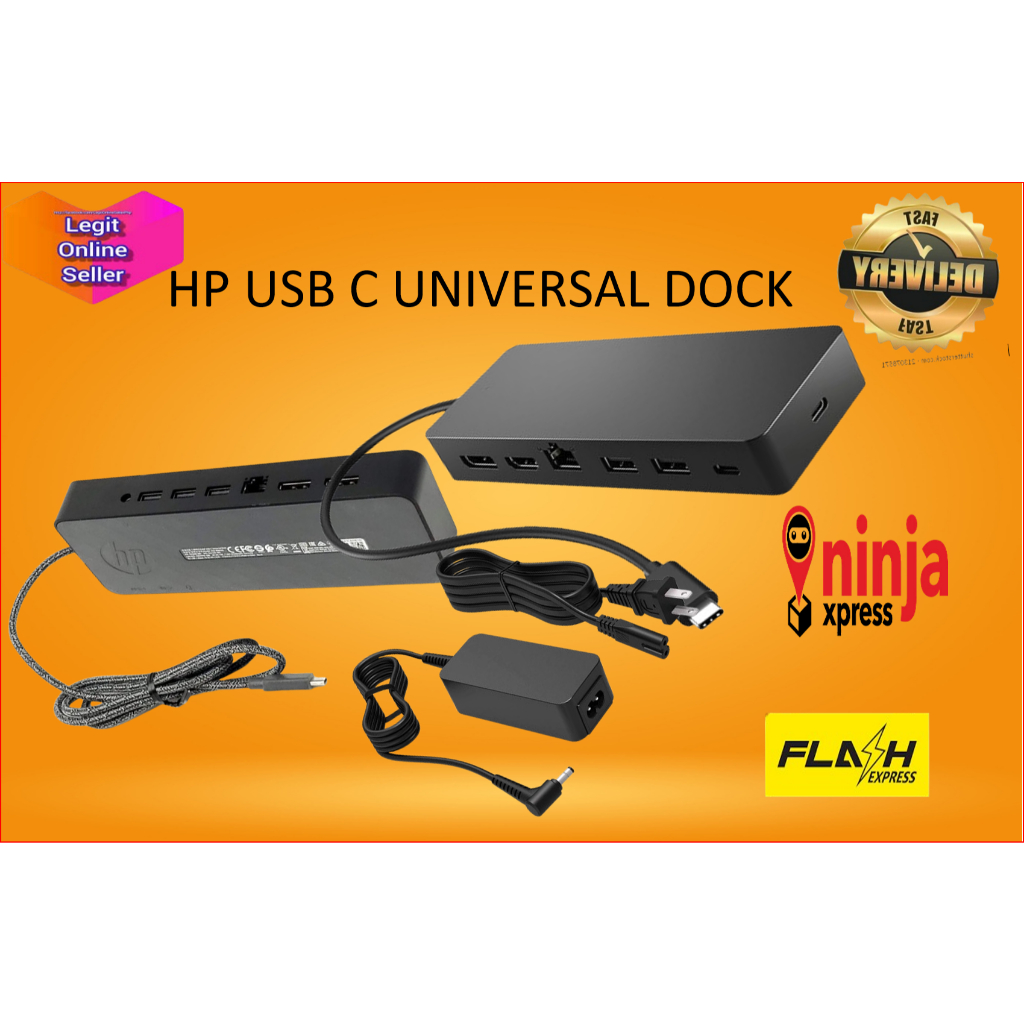 HP USB C UNIVERSAL DOCK MODEL; HSA-B005DS INPUT;19.5V | Shopee Philippines