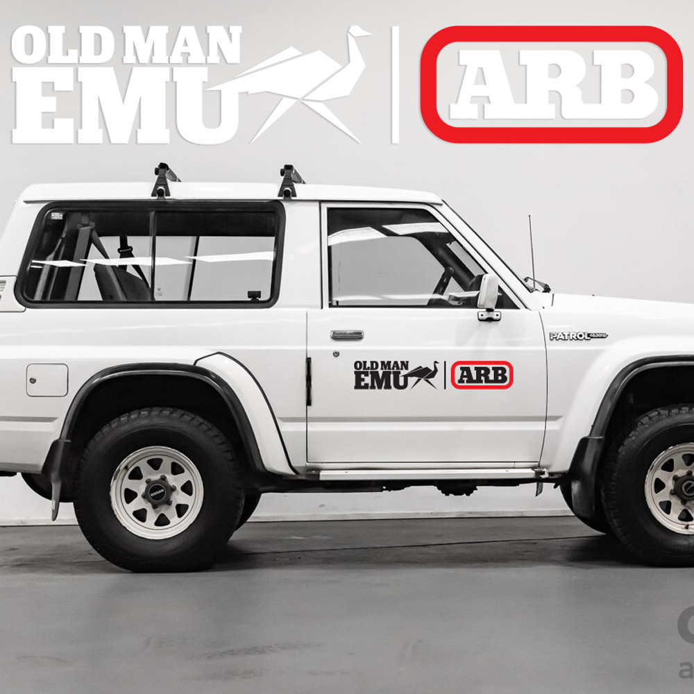 Old Man EMU ARB Sicker | 22 inches LARGE Dual-color custom decals ...