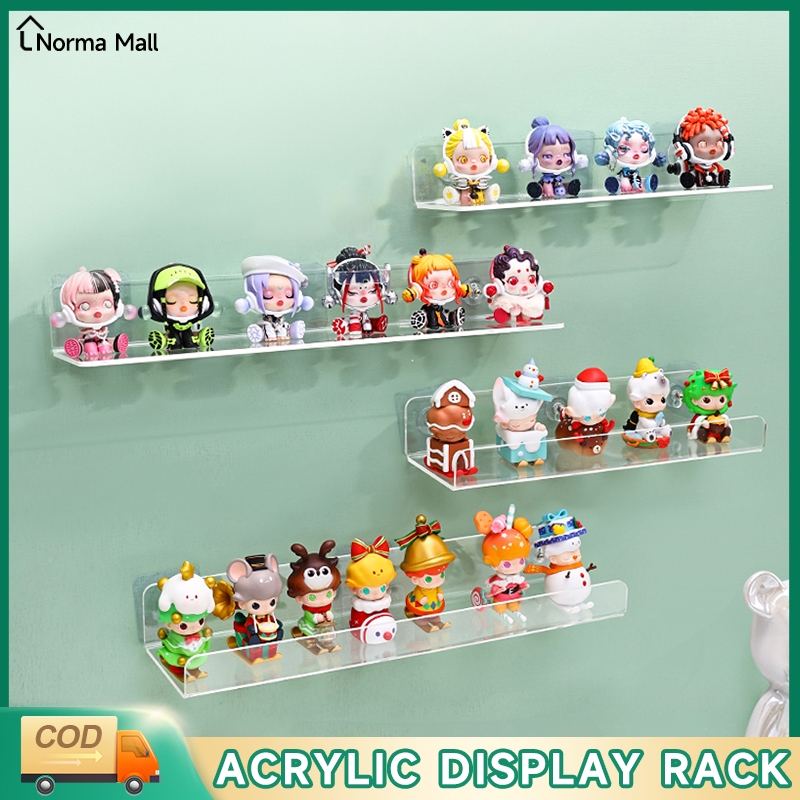 Norma Transparent Acrylic Display Rack Hanging Organizer Book Shelf ...