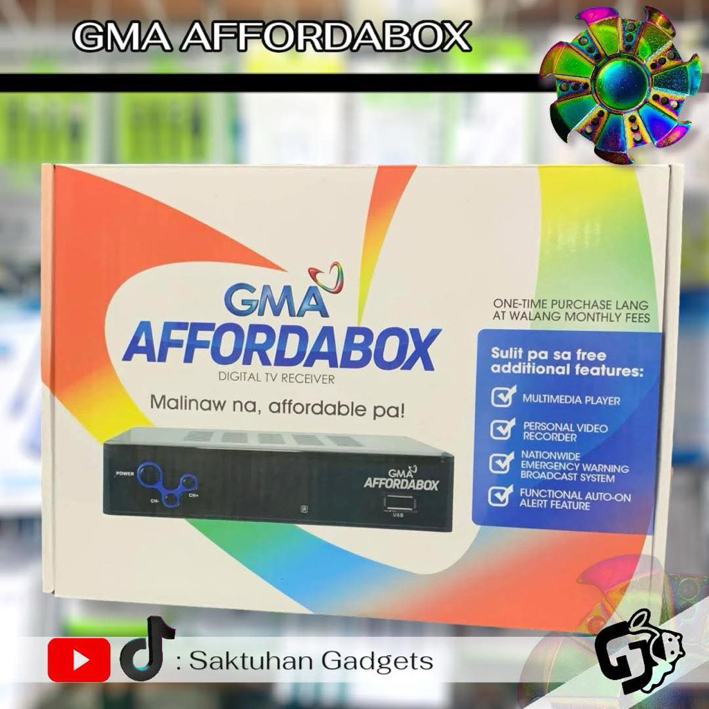 GMA AFFORDABOX (Digital TV Receiver) | Shopee Philippines
