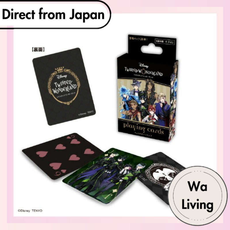 Disney Twisted Wonderland Playing Cards Direct From Japan Shopee 