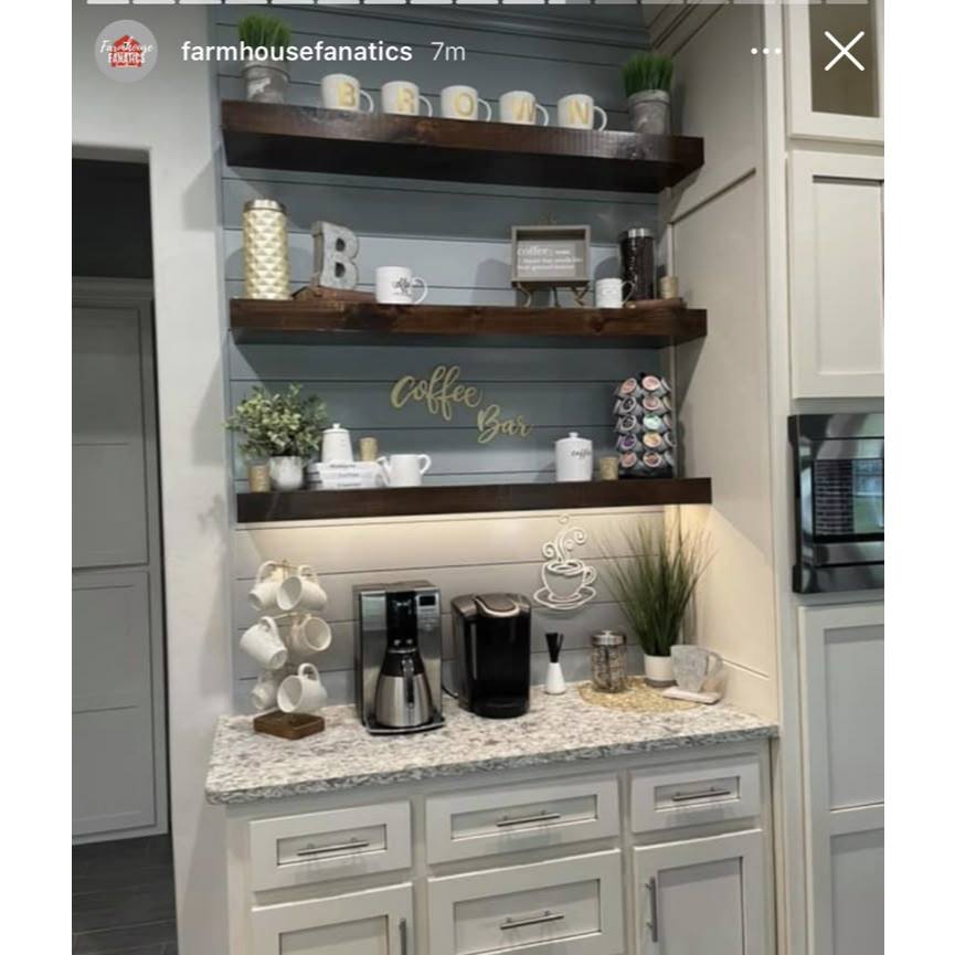 Three layer coffee counter shelves display rack coffee organizer ...