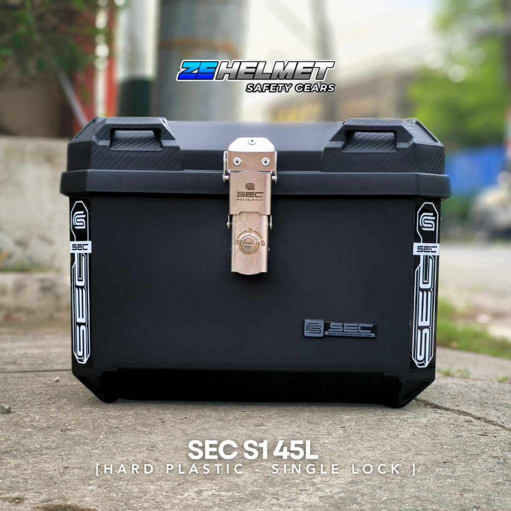 SEC S1 45L HARD PLASTIC TOP BOX | Shopee Philippines