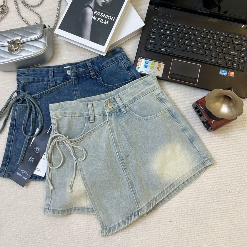 Skirt for Woman Plus Size Denim Skirts for woman Korean Fashion A-Line ...