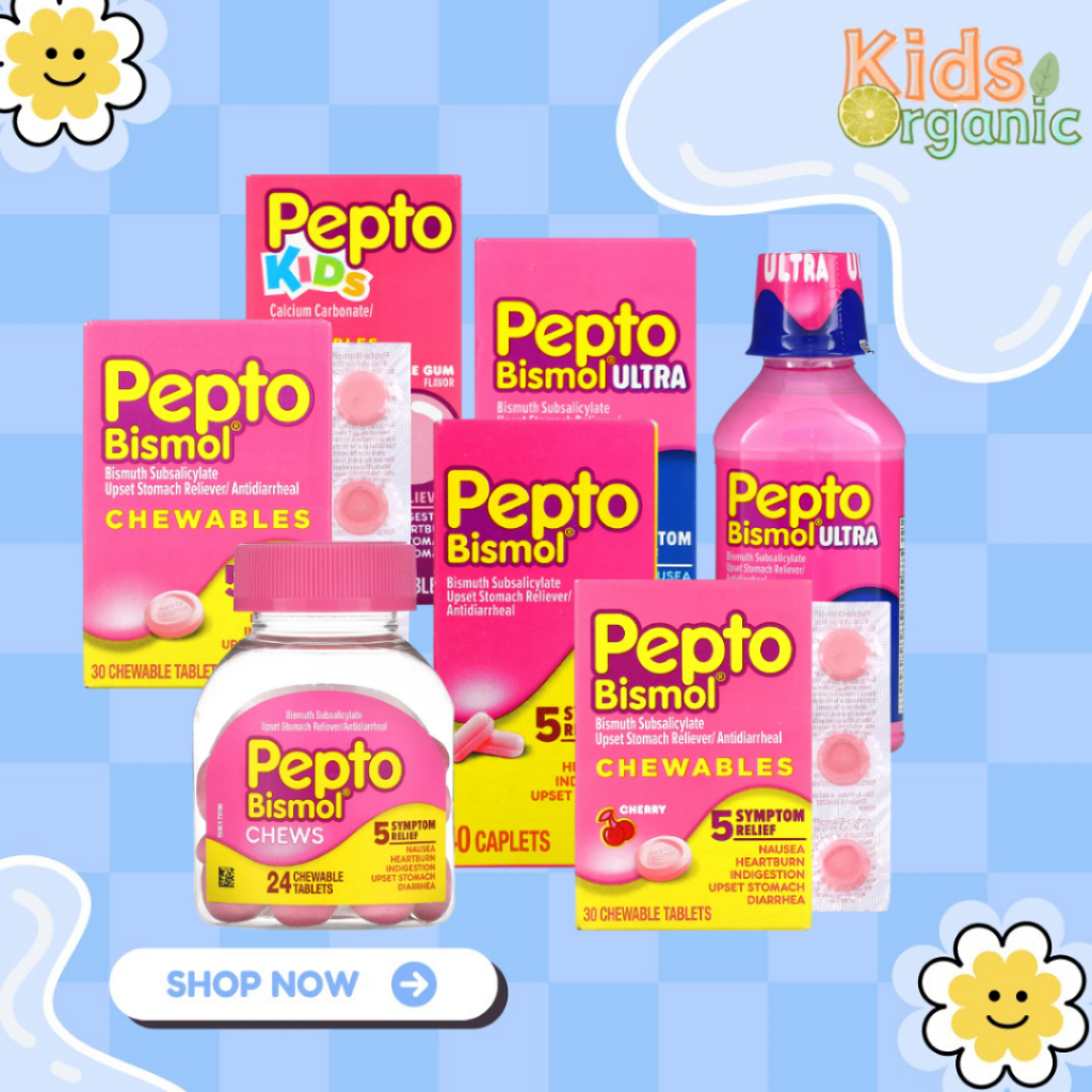 Kids Organic | Pepto Bismol, Chewable Tablets, Caplets & Ultra ...