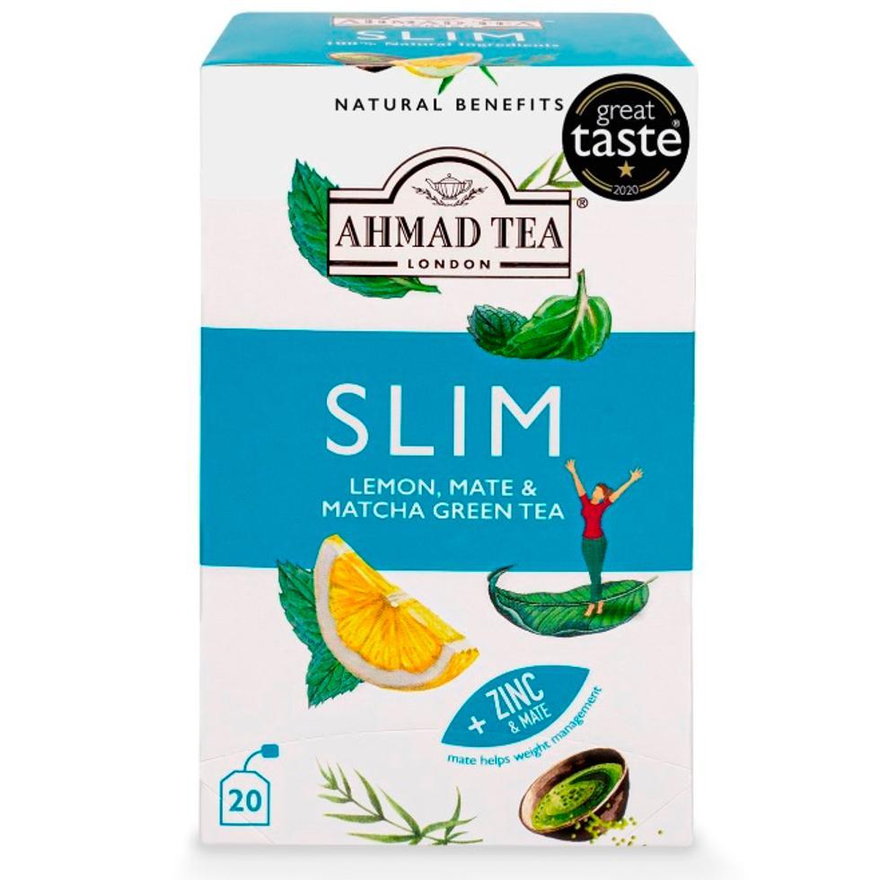 Ahmad Tea Slim Lemon, Mate And Matcha Green Tea 1.5g x 20s | Shopee ...
