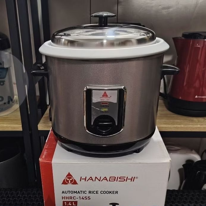 Hanabishi Rice Cooker 1.4L HHRC-14SS | Shopee Philippines