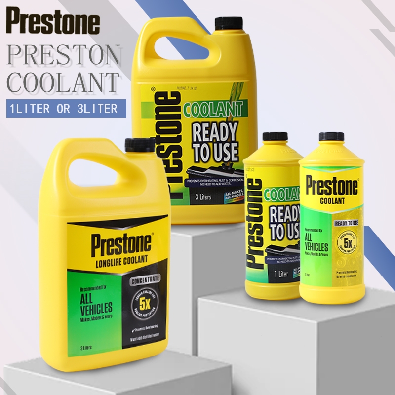 Prestone Coolant Ready to Use 1L-3Liter For Car Radiator Motorcycle ...