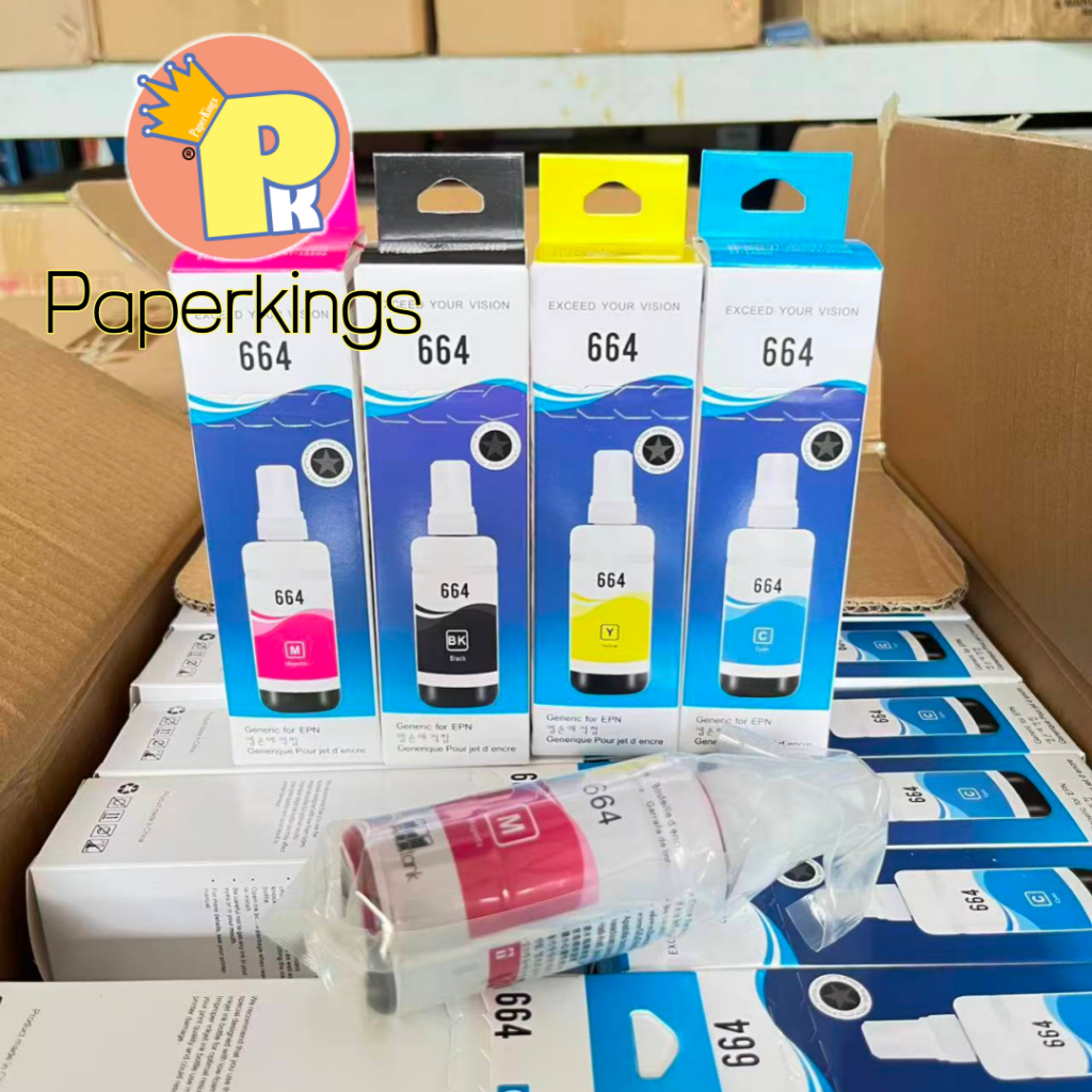 Refill Ink compatible 664 ink For L Series 4 colors 70ml L120 premium ...