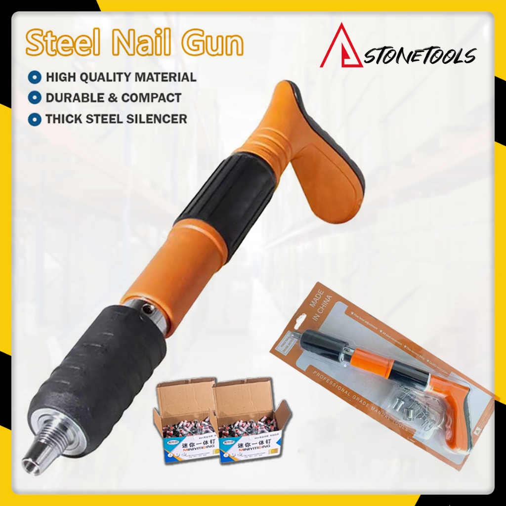 Nail gun Manual Steel Nails Gun For Concrete Rivet Tool Steel Rivet Gun ...