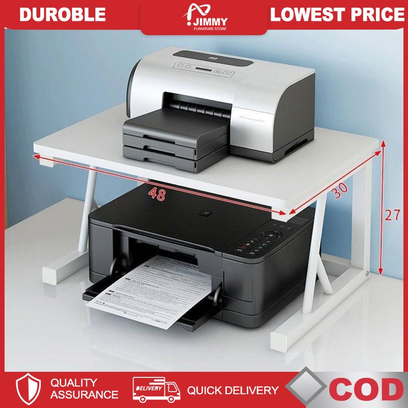 Printer Stand Upgraded Thick Version Printer Desk Desktop Printer ...