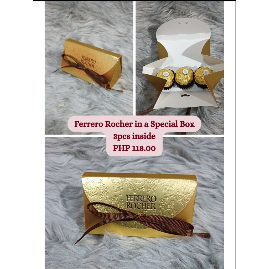 FERRERO ROCHER T3 IN A SPECIAL BOX 3PCS | Shopee Philippines