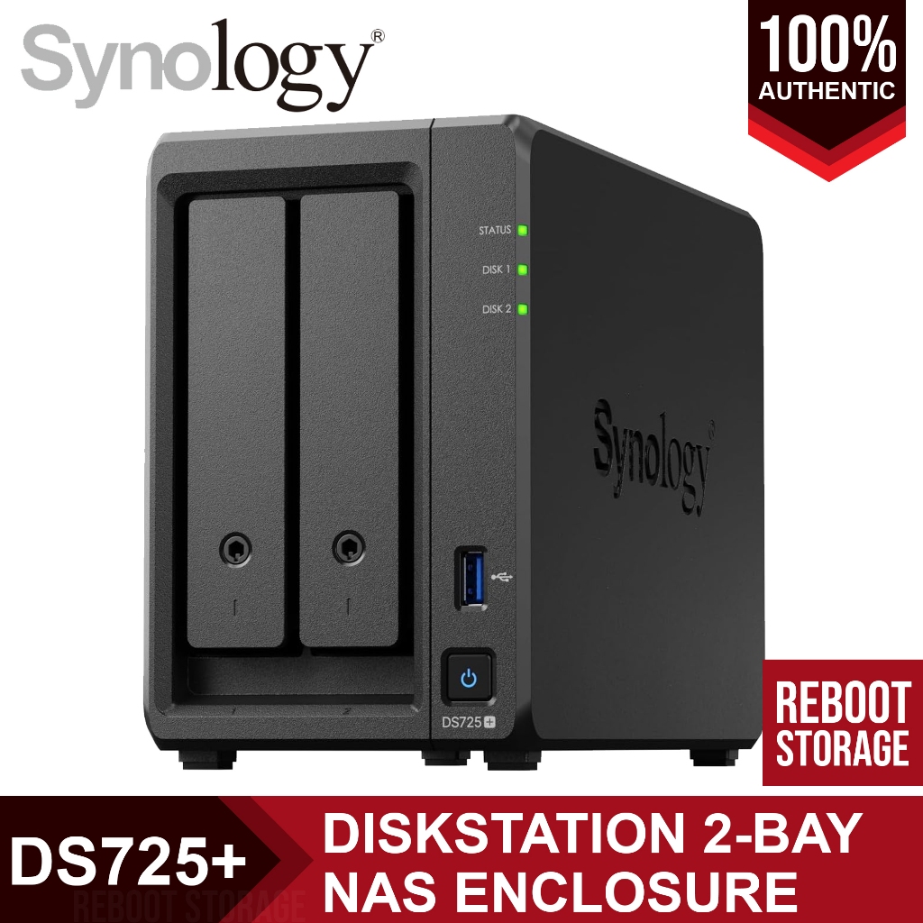 Synology DiskStation DS725+ Compact 2-Bay with Expandable NAS | Shopee ...