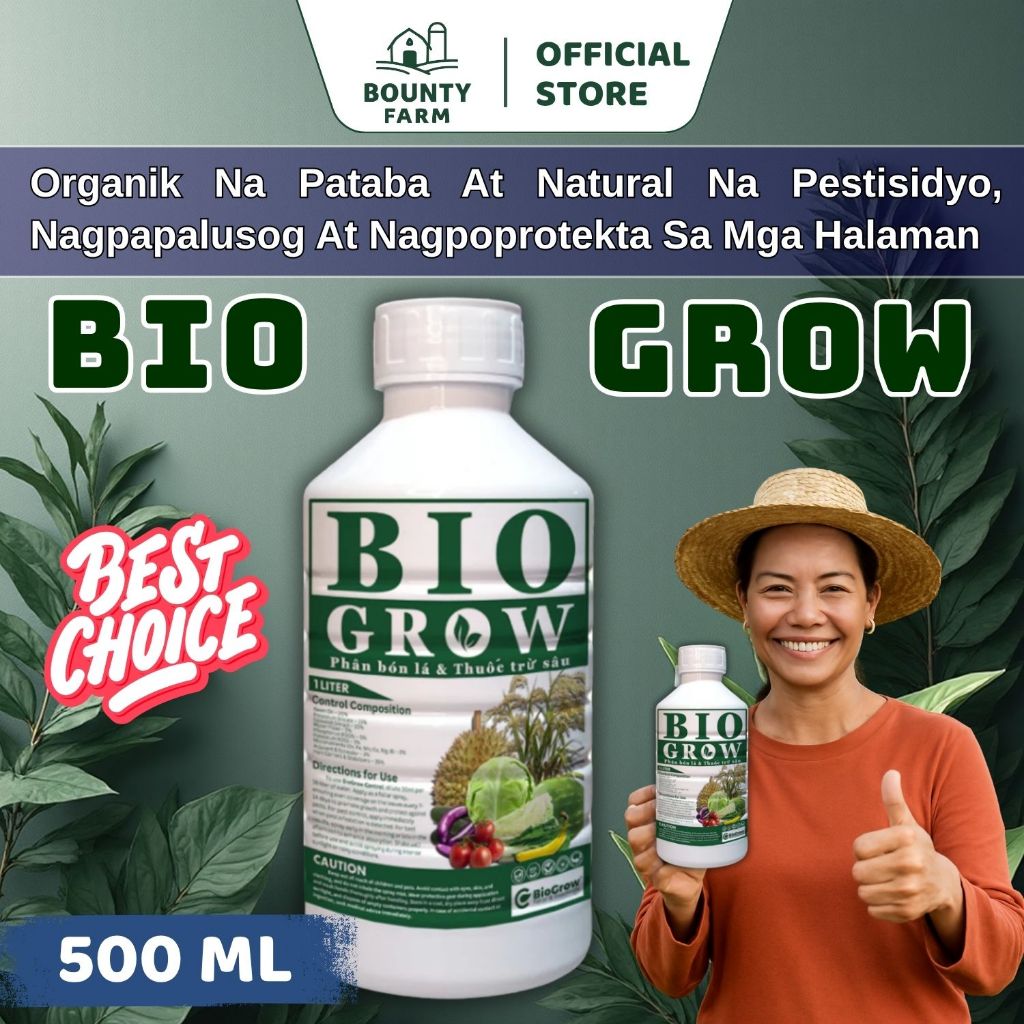 [BEST SELLER] BIOGROW Organic 2 In 1 Foliar Fertilizer & Insecticide ...