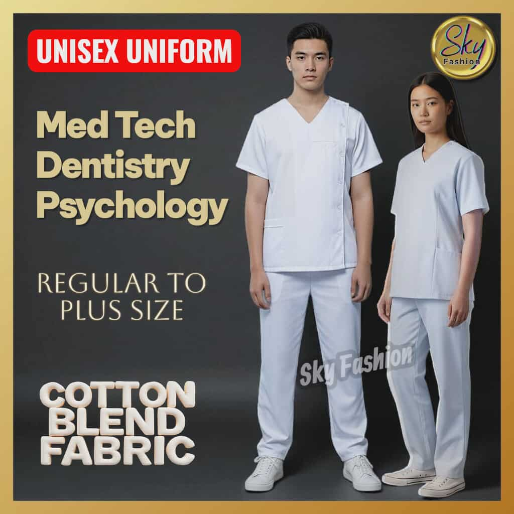 Cotton Med Tech / Psychology / Dentistry Clinical Medical White Uniform ...
