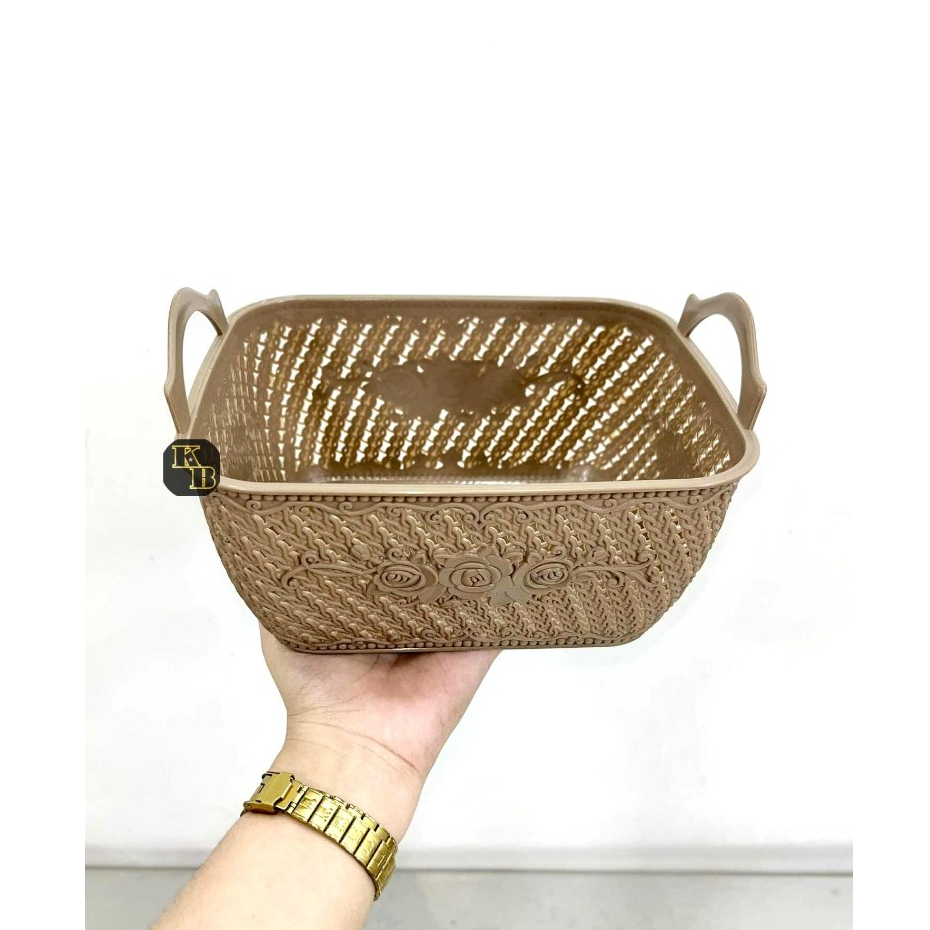 Mini Stackable Rattan Basket #1118 | Shopee Philippines
