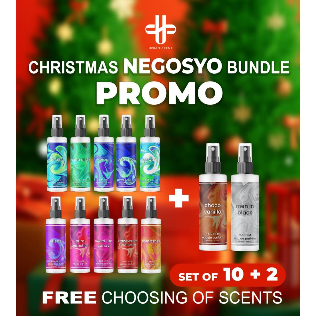 NEGOSYO BUNDLE PROMO– First 10 Sets Only | Urban Scent | Shopee Philippines