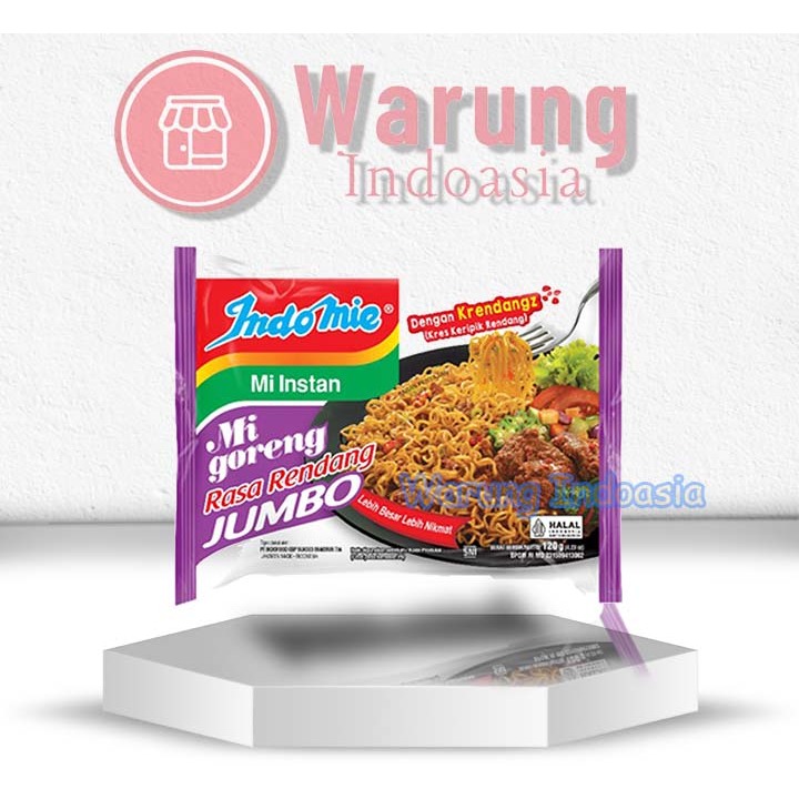 Indomie Goreng Rendang Jumbo 120g Rendang Fried Instant Noodle jumbo ...