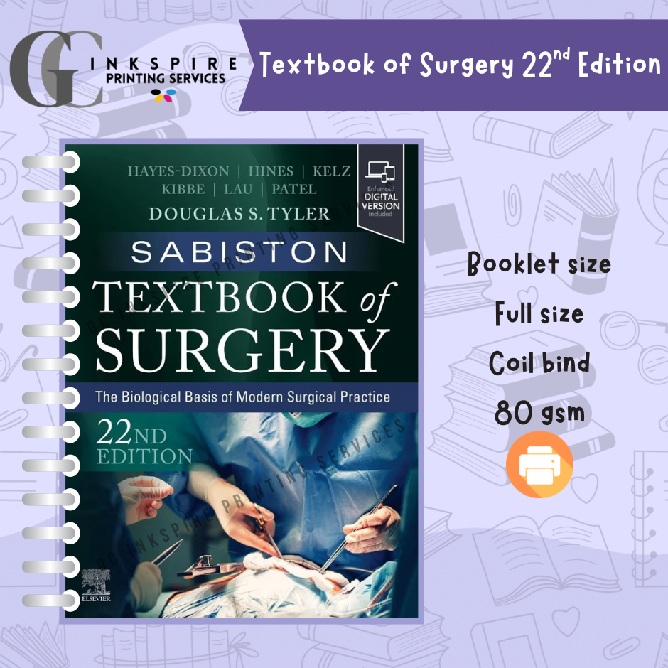 Sabiston Textbook of Surgery 22nd Edition | Shopee Philippines