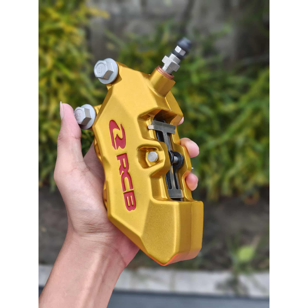 RCB R1 FRONT BRAKE CALIPER 4 POT UNIVERSAL LEFT SIDE. | Shopee Philippines