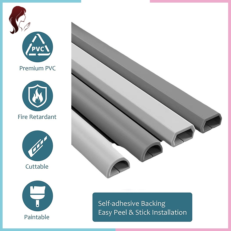 Durable PVC Self-Adhesive Cable Sheaths Can Used Floor Protectors And ...