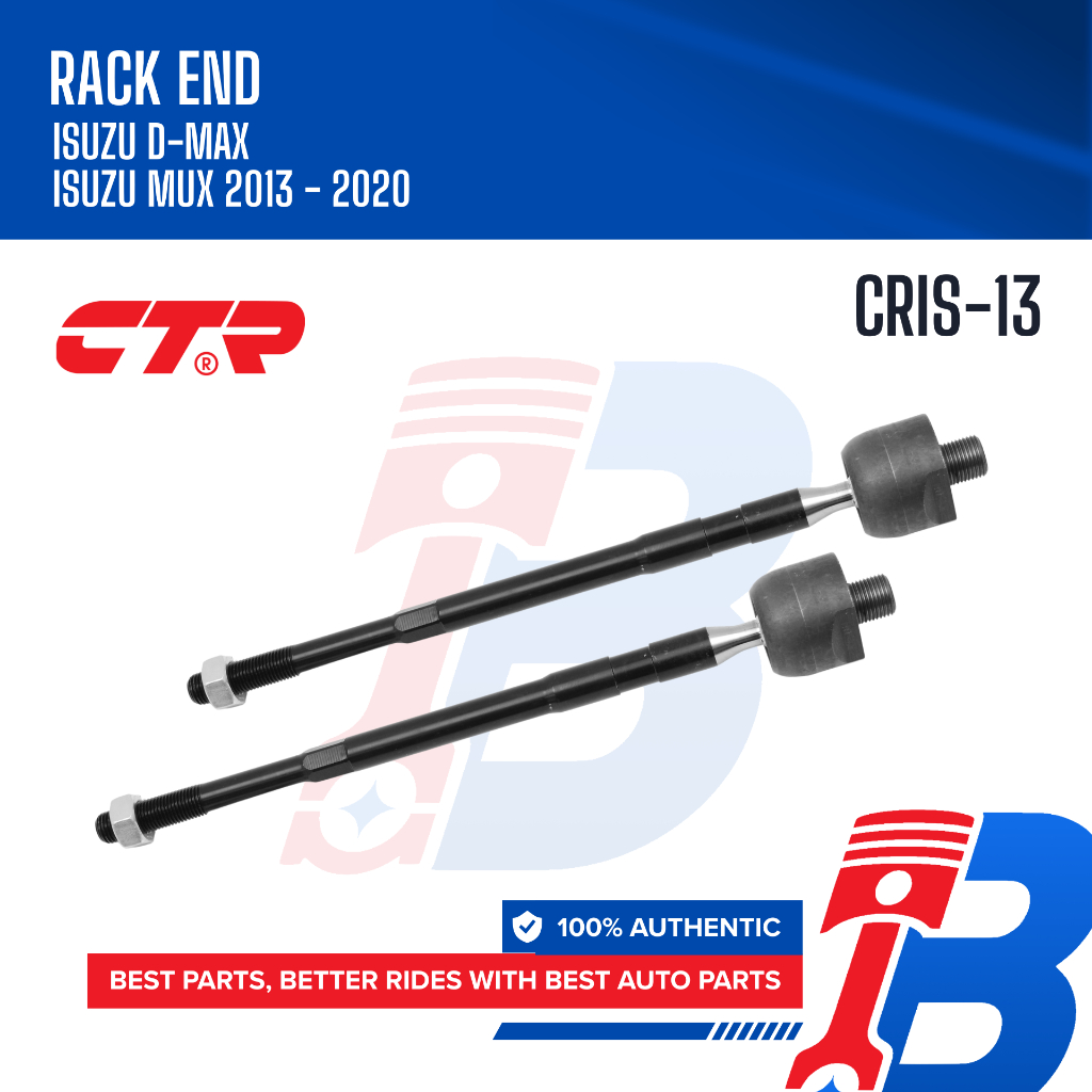 CTR (2pcs) Rack End for Isuzu DMAX | MUX 2013 - 2020 - CRIS13 (Left and ...