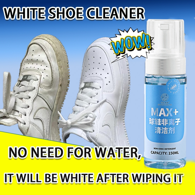 Shoe Cleaner Spray Shoe Foam Cleaner for White and Colored Shoes with ...