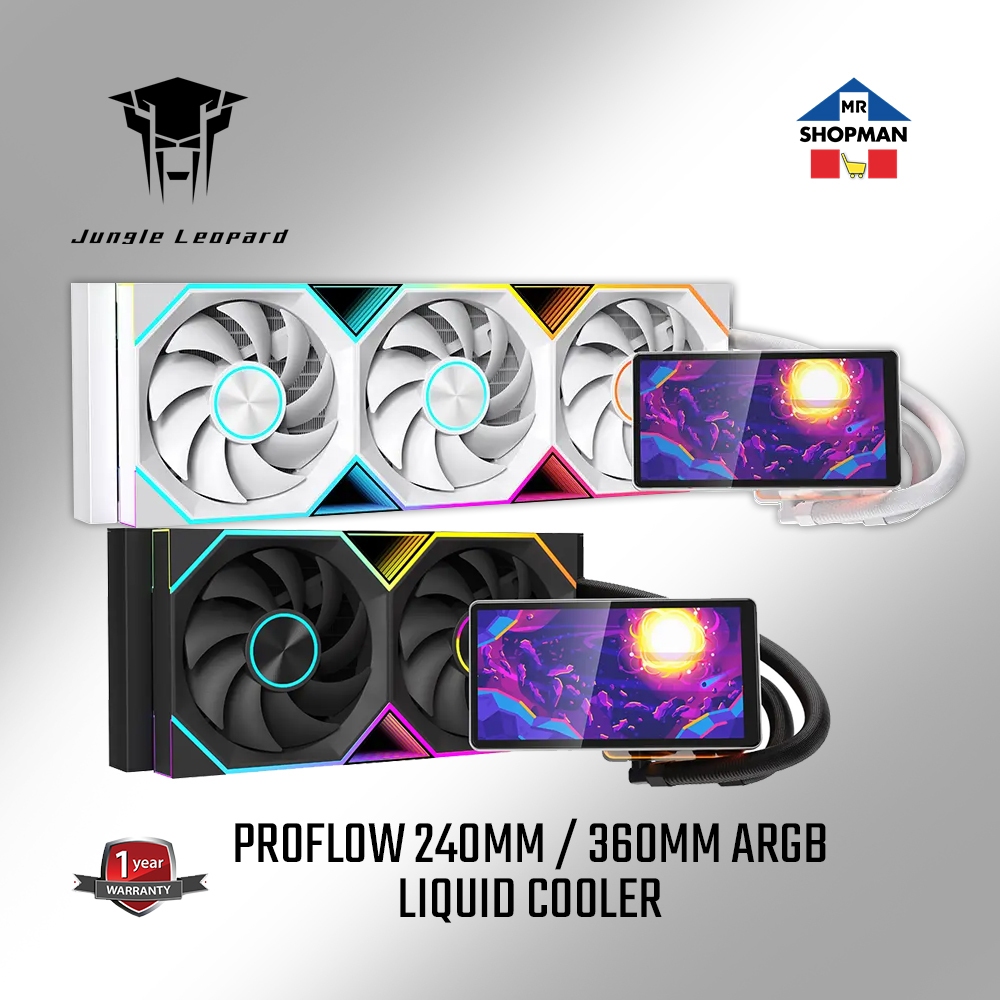 Jungle Leopard Pro Flow 5.5-inch 240mm | 360mm LCD Screen CPU Cooler ...