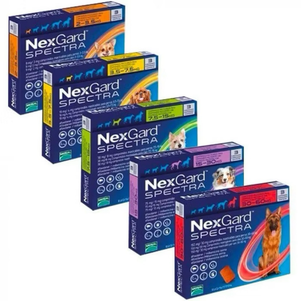 NEXGARD SPECTRA 1 TABLET ONLY ANTI TICK & FLEA FOR DOGS TICK FOR DOGS ...