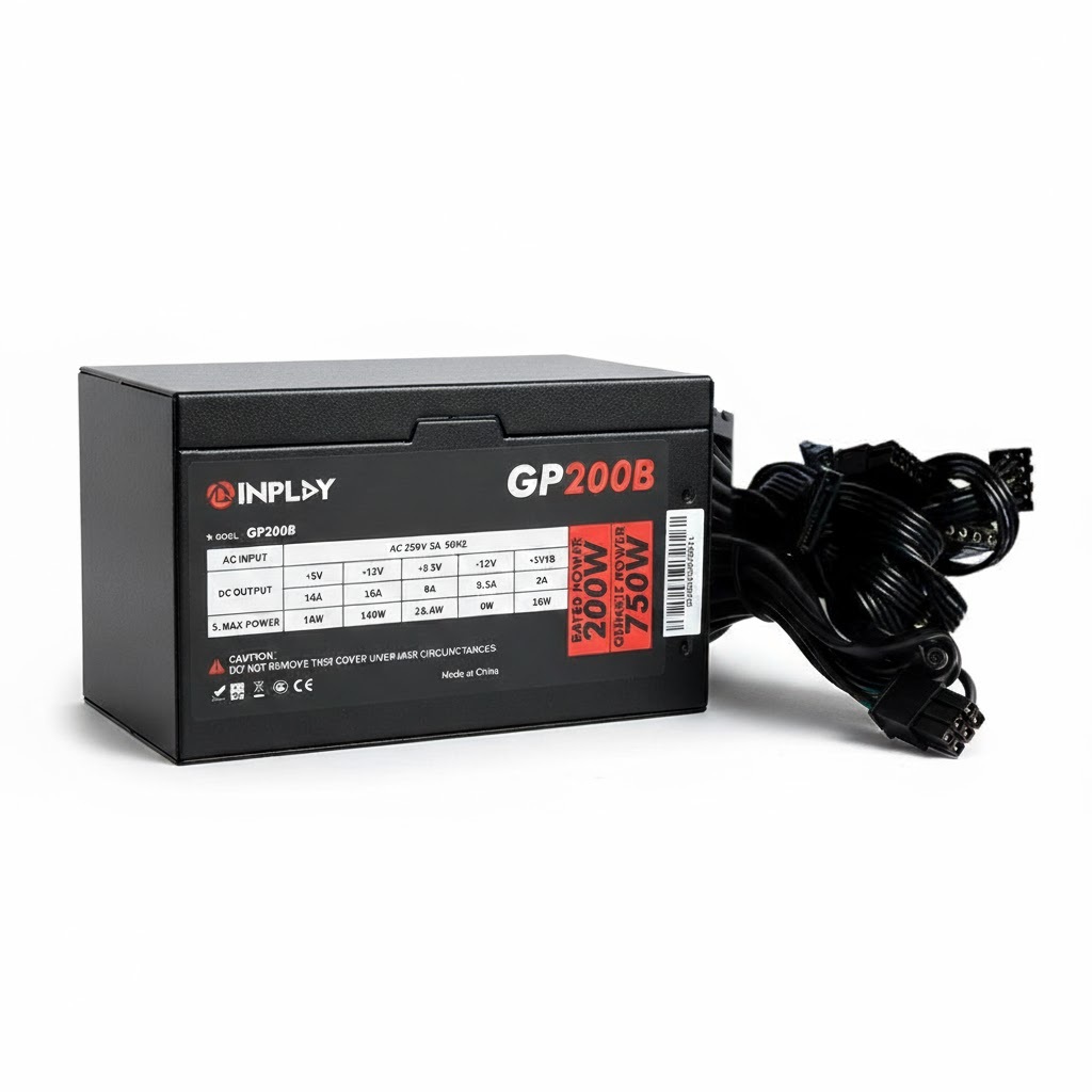 Inplay GP200B 700w 200w true Rated power supply 4-PIN supported 2-sata ...