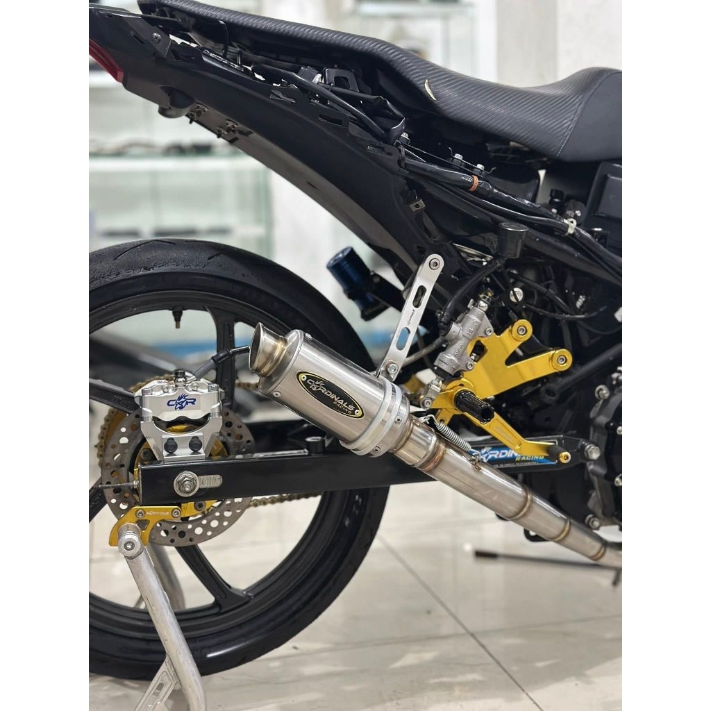 CARDINALS RACING - EXHAUST-FULL SYSTEM STAINLESS STEEL ARRC SPEC, OPEN ...