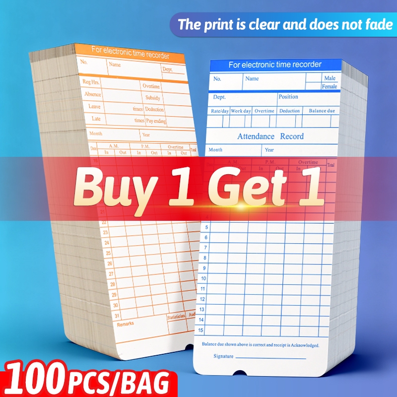 Shop timecard for Sale on Shopee Philippines