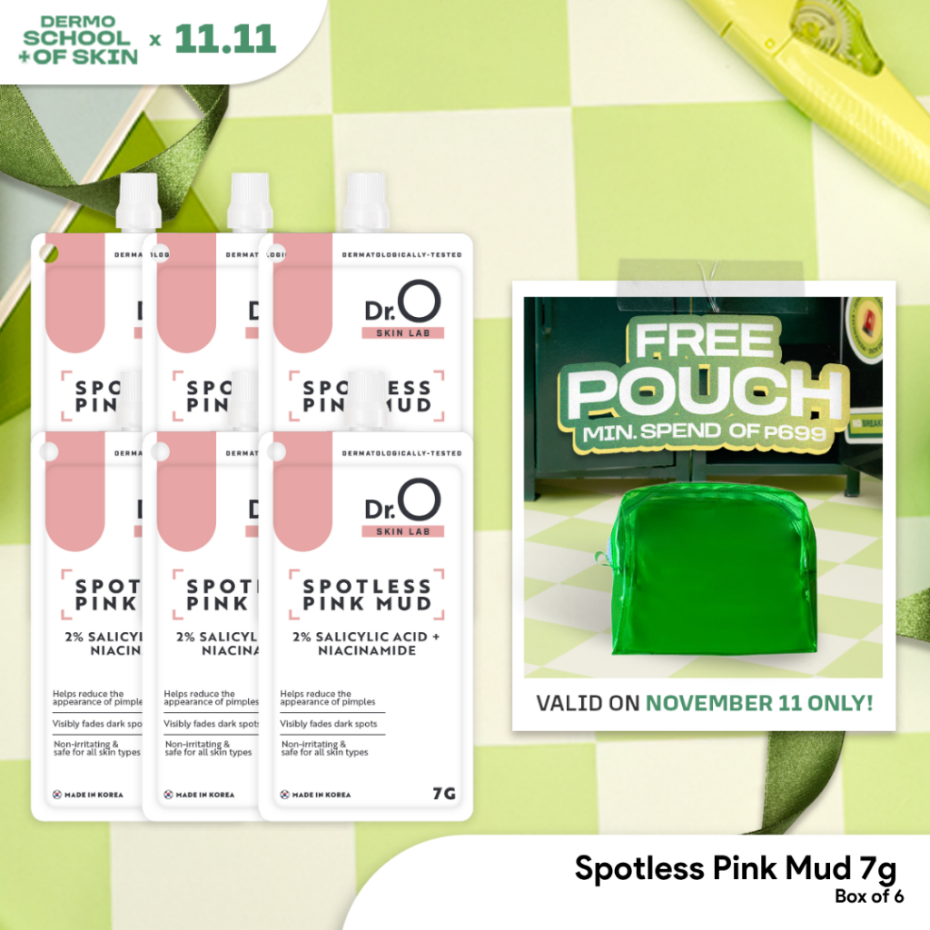 [BUY 3 GET 3 ON 11.11] Dr. O Skinlab Spotless Pink Mud 7g | Shopee ...