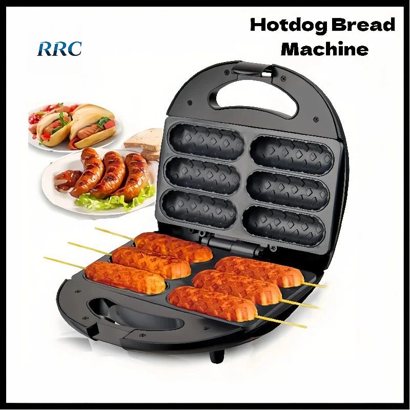 RRC Mini Hot Dog Bread Maker Household Portable Electric Waffle Hotdog ...