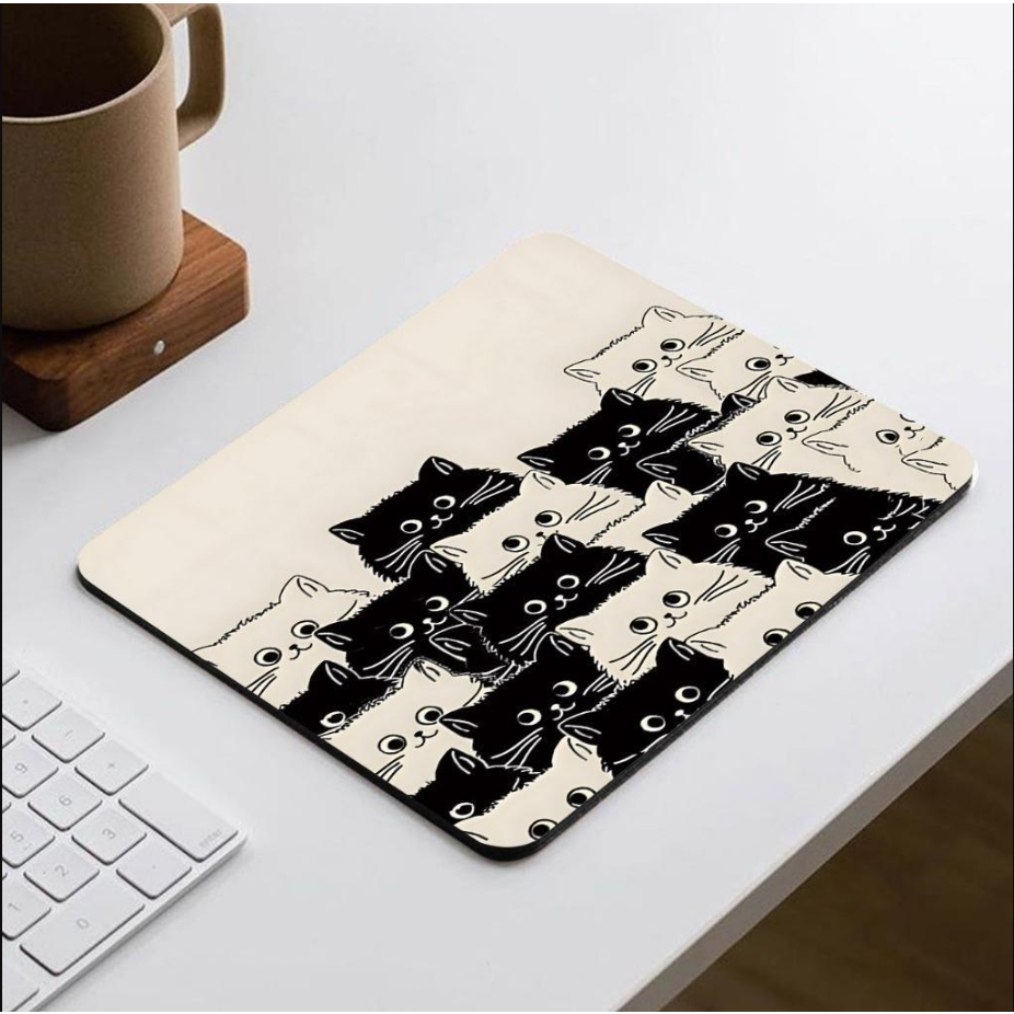 Durable Desktop Thicken Computer Marble Pattern Mouse Pad Mouses Pad ...
