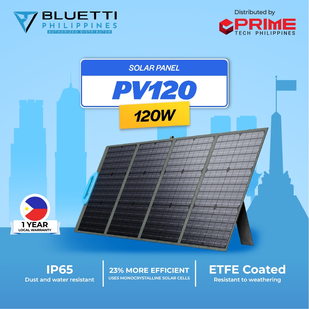 BLUETTI Premium PV120 120W Foldable Solar Panel | Portable Solar ...