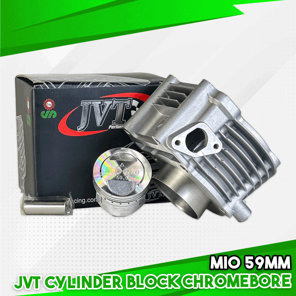 JVT CYLINDER BLOCK CHROMEBORE (MIO SPORTY 59MM) | Shopee Philippines