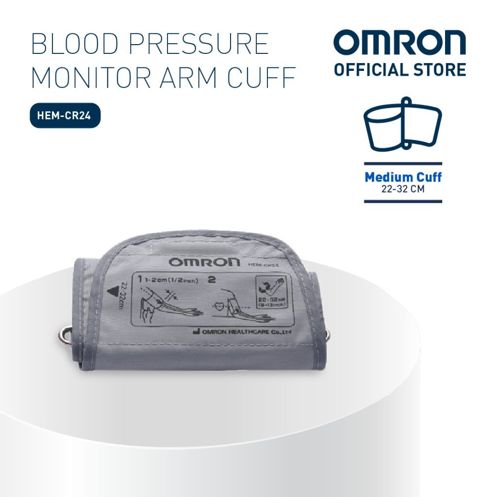 Omron Blood Pressure Monitor BPM Machine Medium Arm Cuff Type B HEM ...