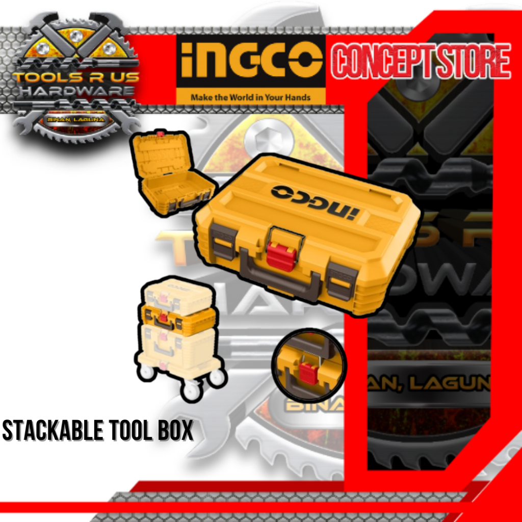 INGCO TACKABLE TOOL BOX | PBXS102 | BINAN | ING-HAND TOOLS | Shopee ...