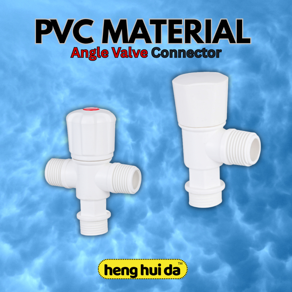 PVC Plastic Angle Valve One-way/Two-way 1/2