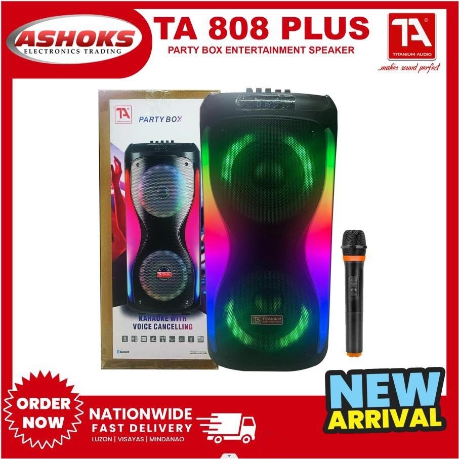 Titanium Audio TA 808 Plus 5000Watts Dual 8
