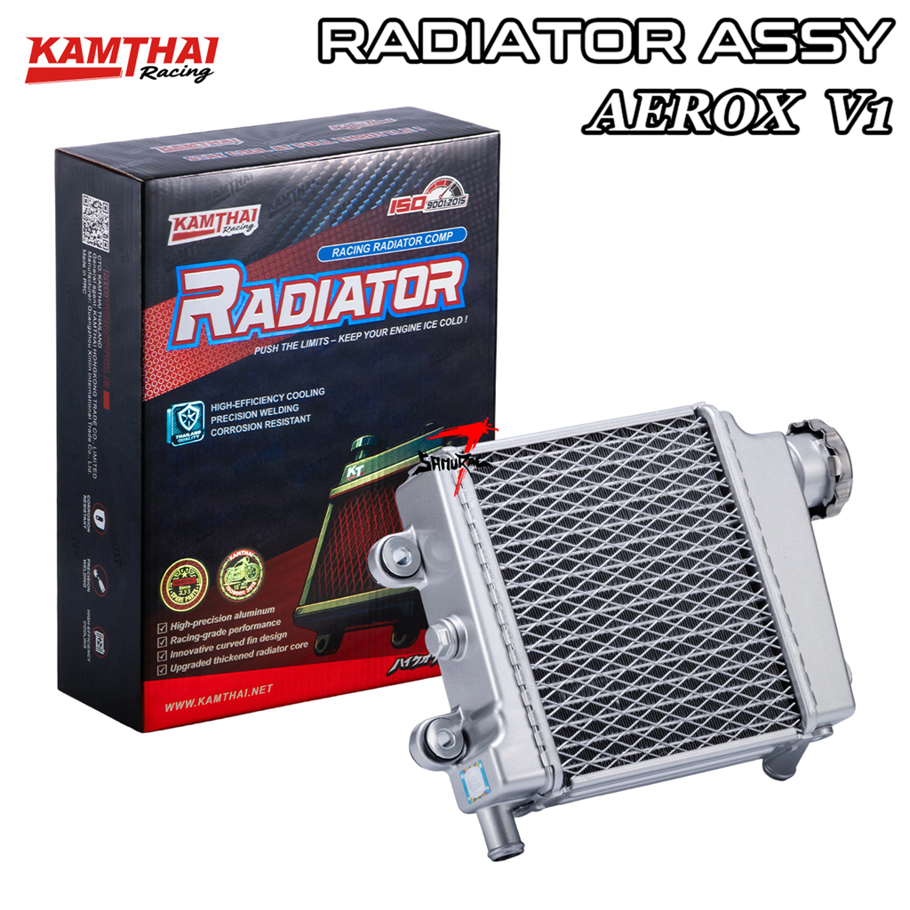 KAMTHAI Racing Radiator Assembly for Aerox V1-Silver | Shopee Philippines
