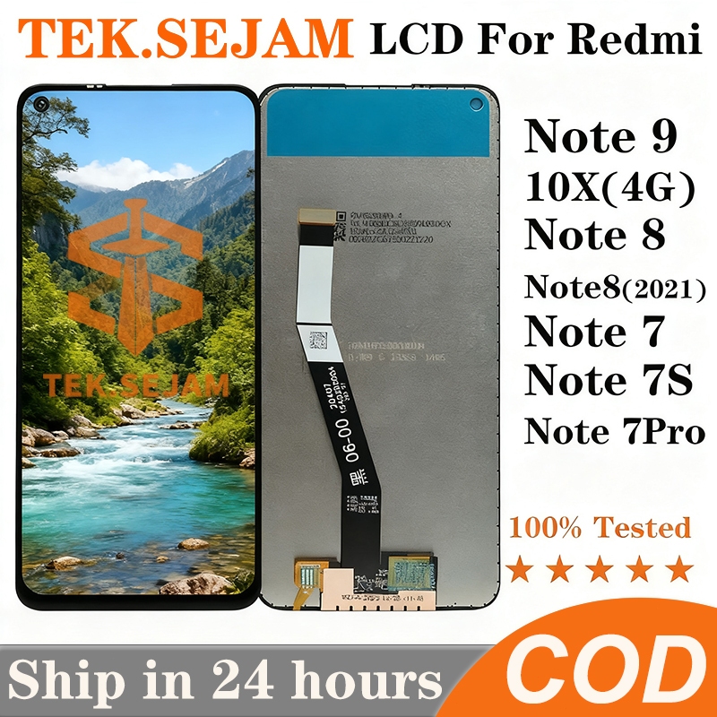 TEK.SEJAM Original LCD For Redmi Note7/7Pro/7S/Note 8/Note9 Note10 ...