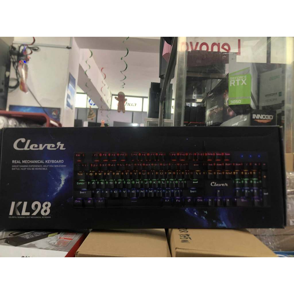 KL98 CLEVER real mechanical keyboard | Shopee Philippines