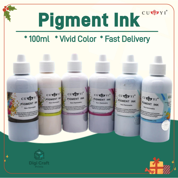 (PROMO) CUYI Pigment Ink 100ml For Epson Printer Transfer Papers ...