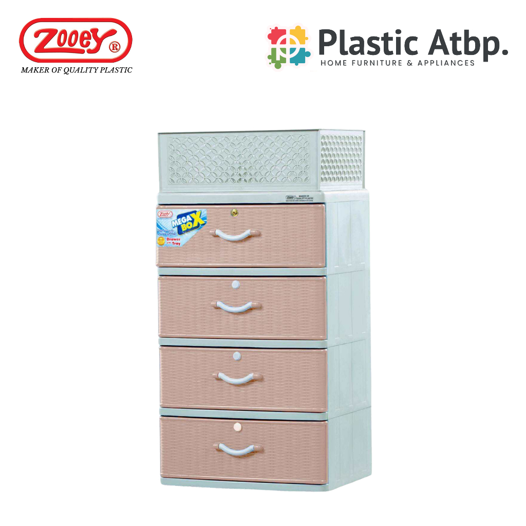 Zooey Mega Box Drawer 4 Layer Stock No. 399-4L/Wardrobe/Organizer ...